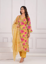 Load image into Gallery viewer, Yellow Modal Silk Two Piece Set
