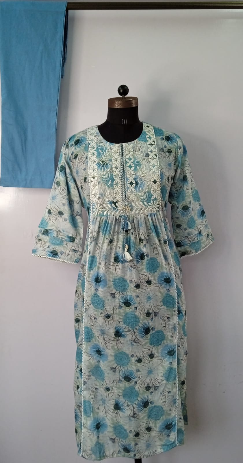 Linen Cotton Kurti With Pant