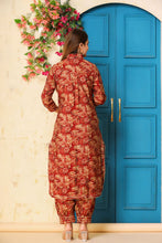 Load image into Gallery viewer, Modal Silk Kurti With Patiala Pant
