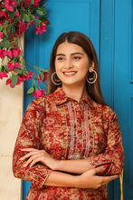 Load image into Gallery viewer, Modal Silk Kurti With Patiala Pant
