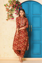 Load image into Gallery viewer, Modal Silk Kurti With Patiala Pant
