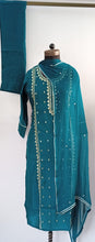 Load image into Gallery viewer, Modal Silk Kurti Set With Fancy Dupatta
