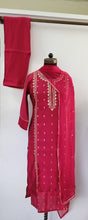 Load image into Gallery viewer, Modal Silk Kurti Full Set With Dupatta
