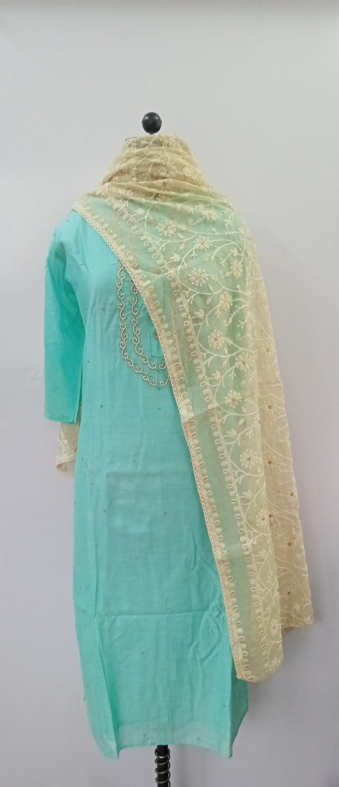 Dola Silk Kurti & Dupatta