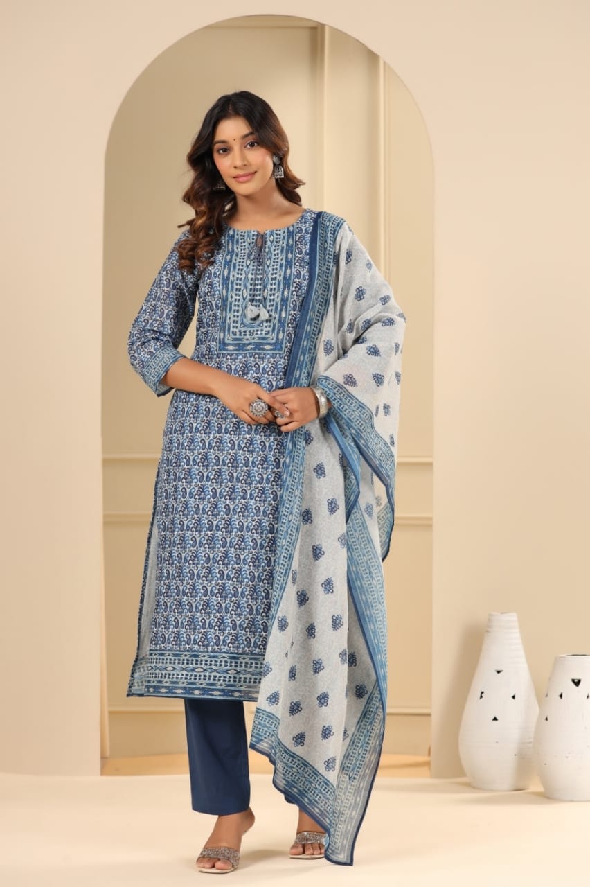 Kurti Set With Dupatta