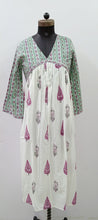 Load image into Gallery viewer, Handblock Kurti &amp; Dupatta Alia Cut Style
