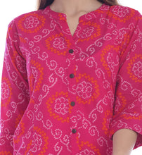 Load image into Gallery viewer, Rani Cambric Cotton Kurti
