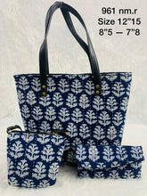 Load image into Gallery viewer, Indigo Handbag 3 Pcs Set
