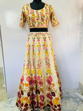 Load image into Gallery viewer, Digital Print Floral Lehenga
