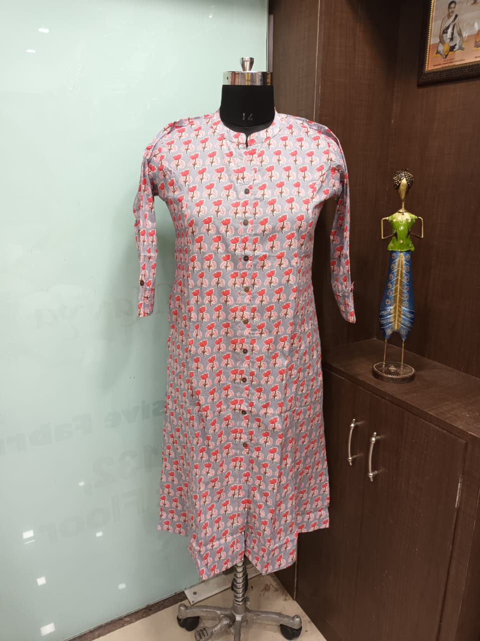 Cambric Cotton Printed Kurti