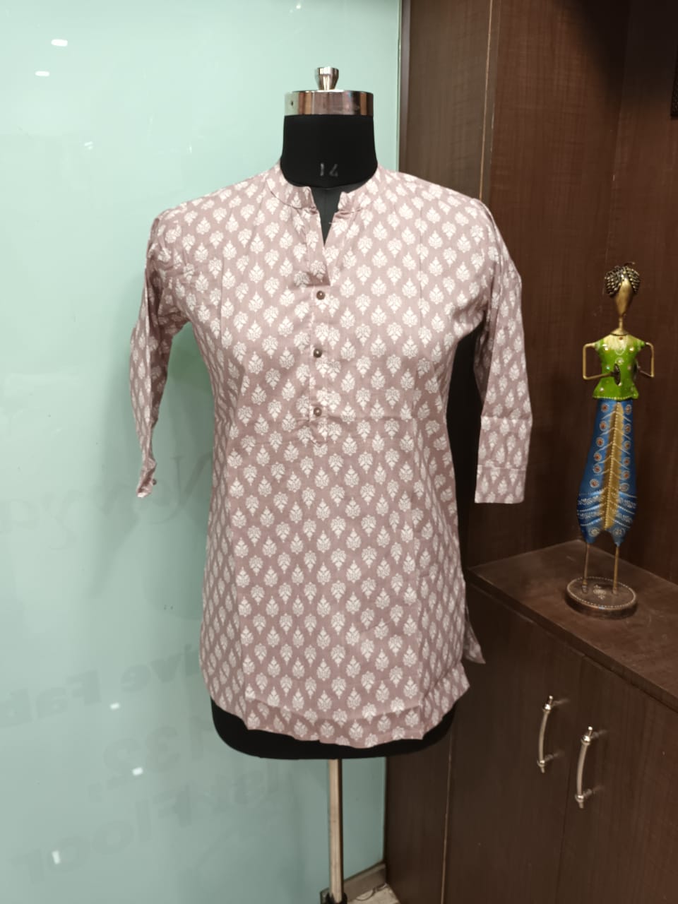 Short Printed Cotton Kurti