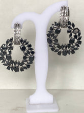 Load image into Gallery viewer, Zircon Black Stone Earrings
