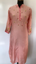 Load image into Gallery viewer, Festive Wear Dola Silk Pink Tunic with Dupatta
