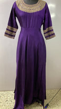 Load image into Gallery viewer, Dark Purple Anarkali With Trendy Dupatta
