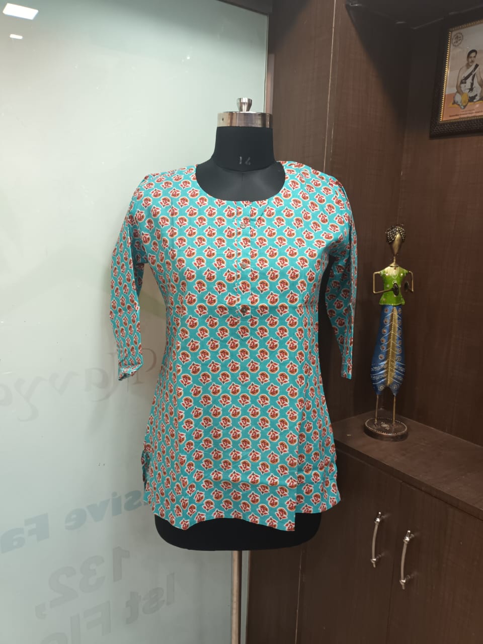 Short Cotton Printed Kurti