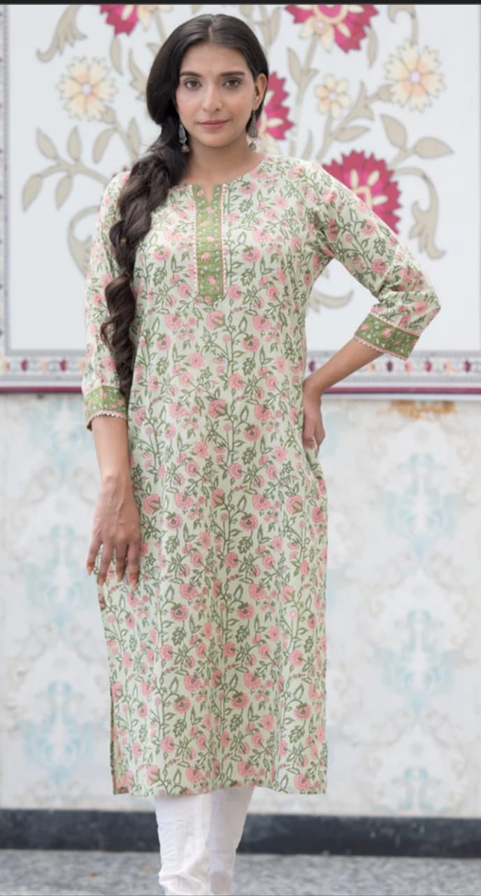 Cotton Printed Kurti