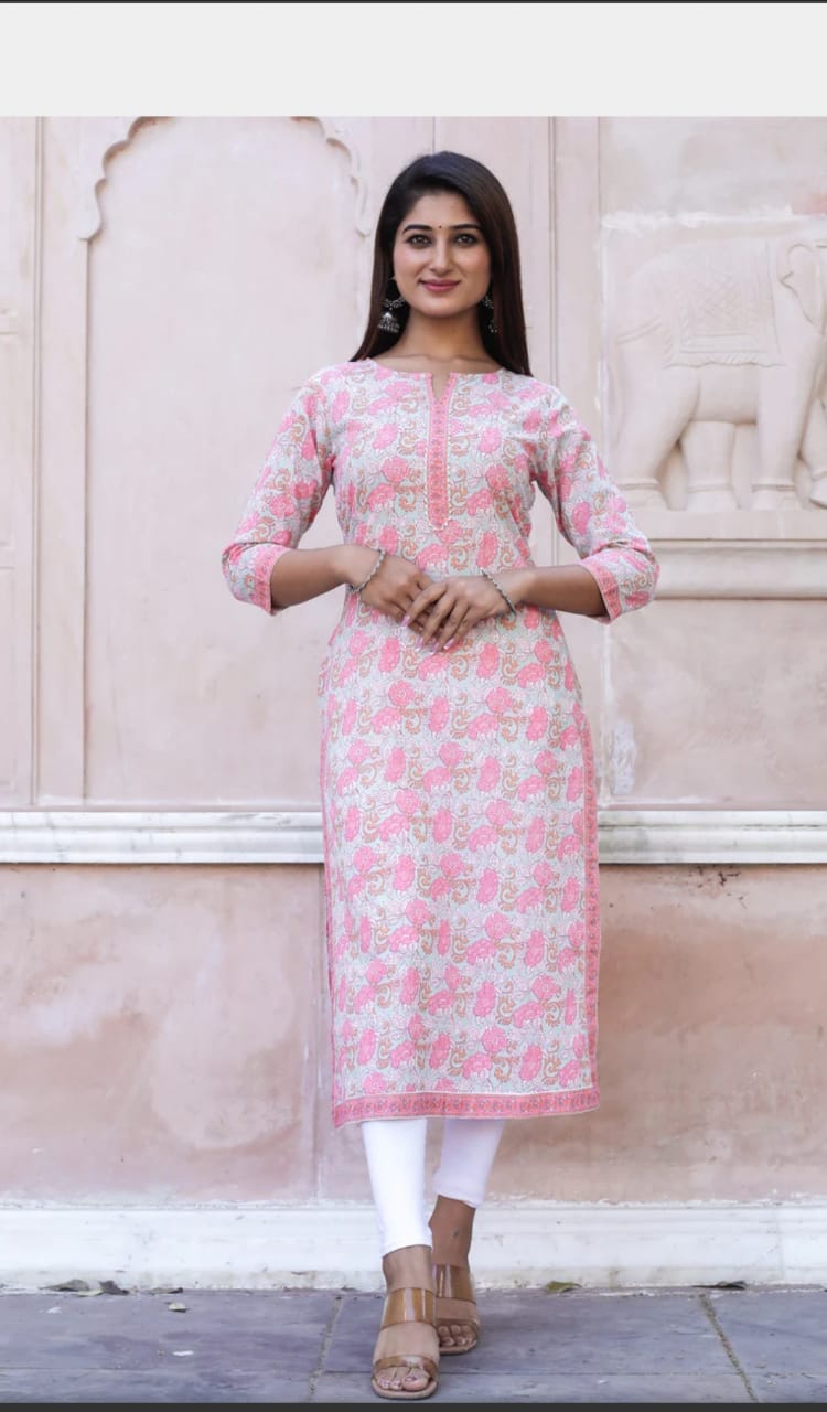 Cotton Printed Kurti